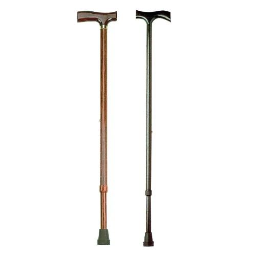 Laski inwalidzkie z regulacją długości (walking cane)