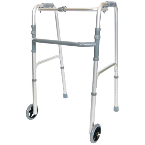 Balkonik inwalidzki kroczący z kółkami (Reciprocating Walker with wheels)